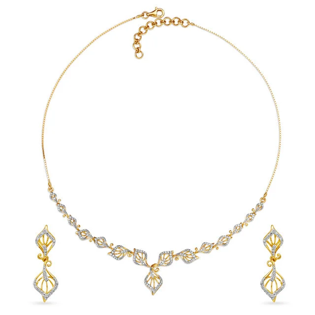 Enchanting Diamond Necklace Set